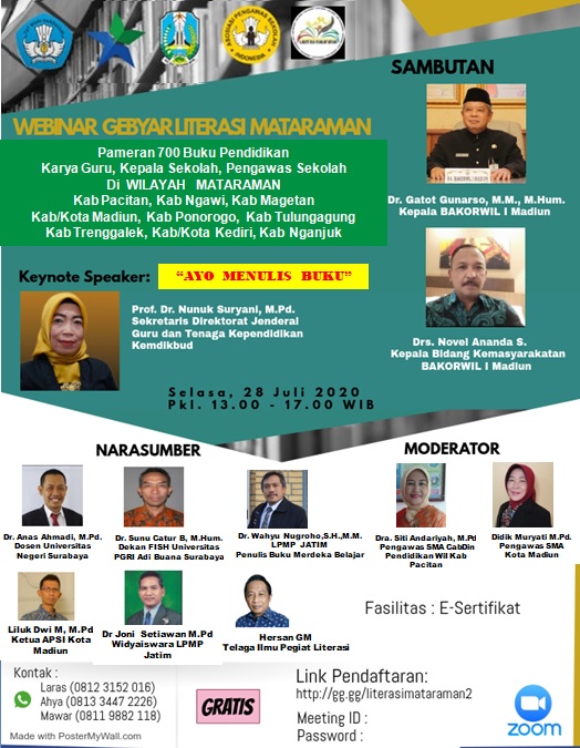 Gebyar Literasi Mataraman “Pameran 700 Buku Pendidikan”